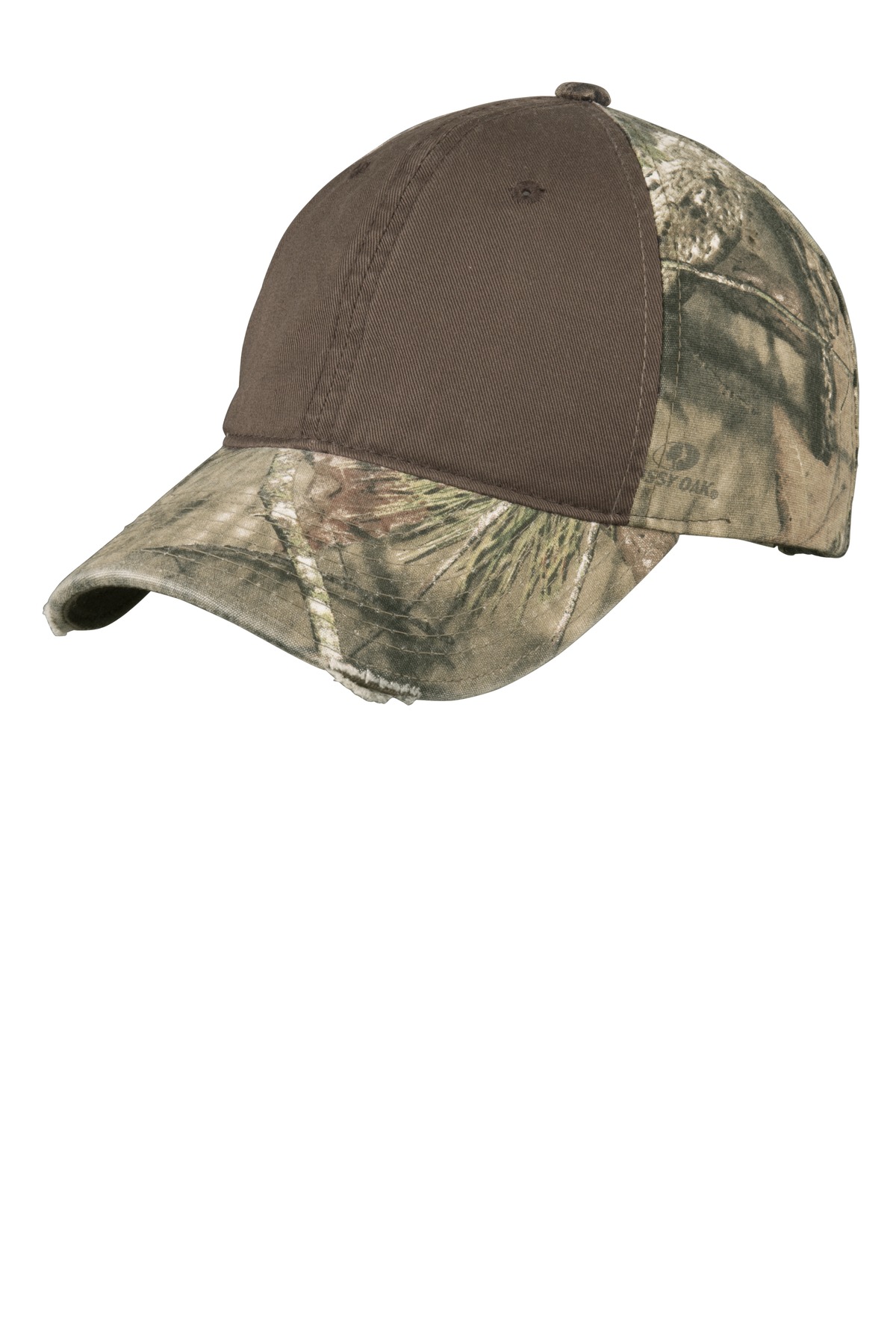 Camo Cap with Contrast Front Panel - C807