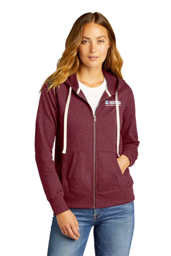 Ladies Re-Fleece Full-Zip Hoodie DT8103