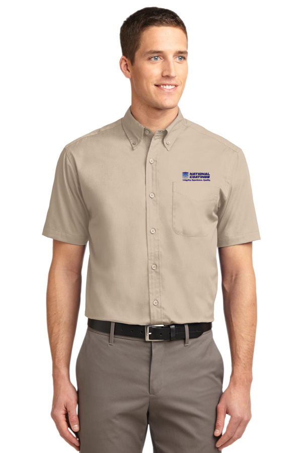 Mens Short Sleeve Easy Care Shirt S508