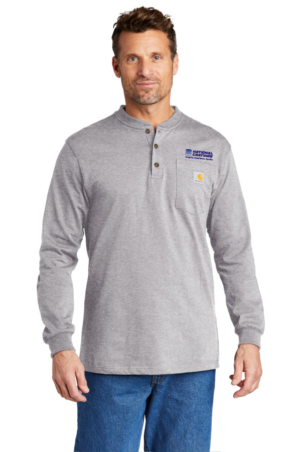 Carhartt Long Sleeve Henley T-Shirt CTK128