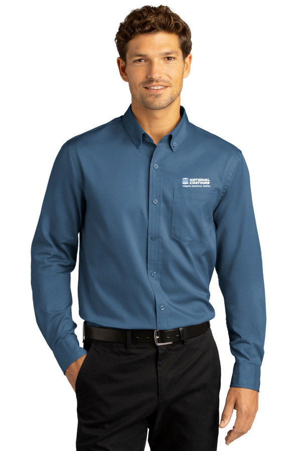 Mens Long Sleeve Twill Shirt W808