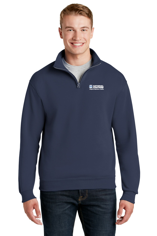 Unisex 1/4-Zip Cadet Collar Sweatshirt 995M