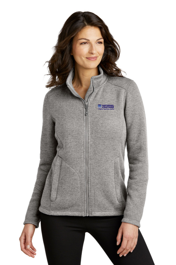 NEW! Ladies Arc Sweater Fleece Jacket L428