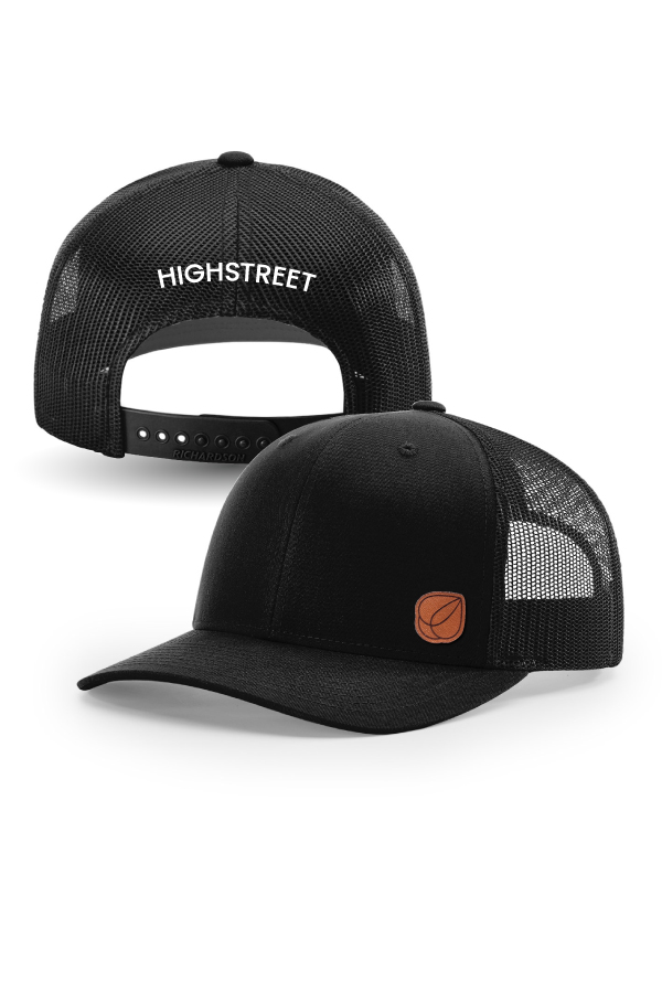 Black Richardson Trucker Cap 112