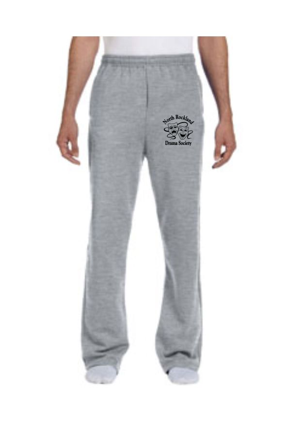 Adult 8 oz. NuBlend Open-Bottom Fleece Sweatpants