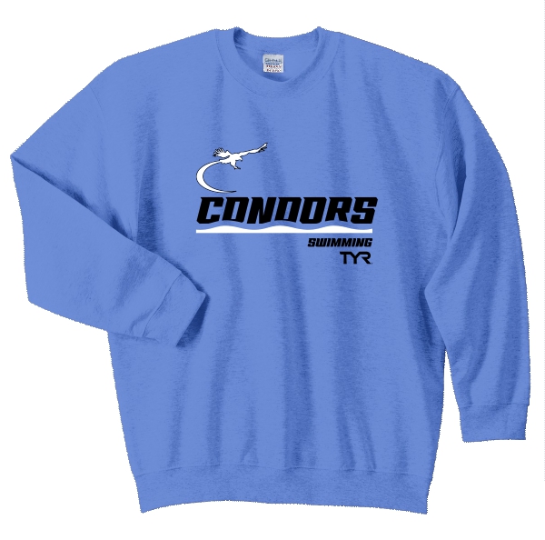 Heavy Blend Crewneck Sweatshirt Blue