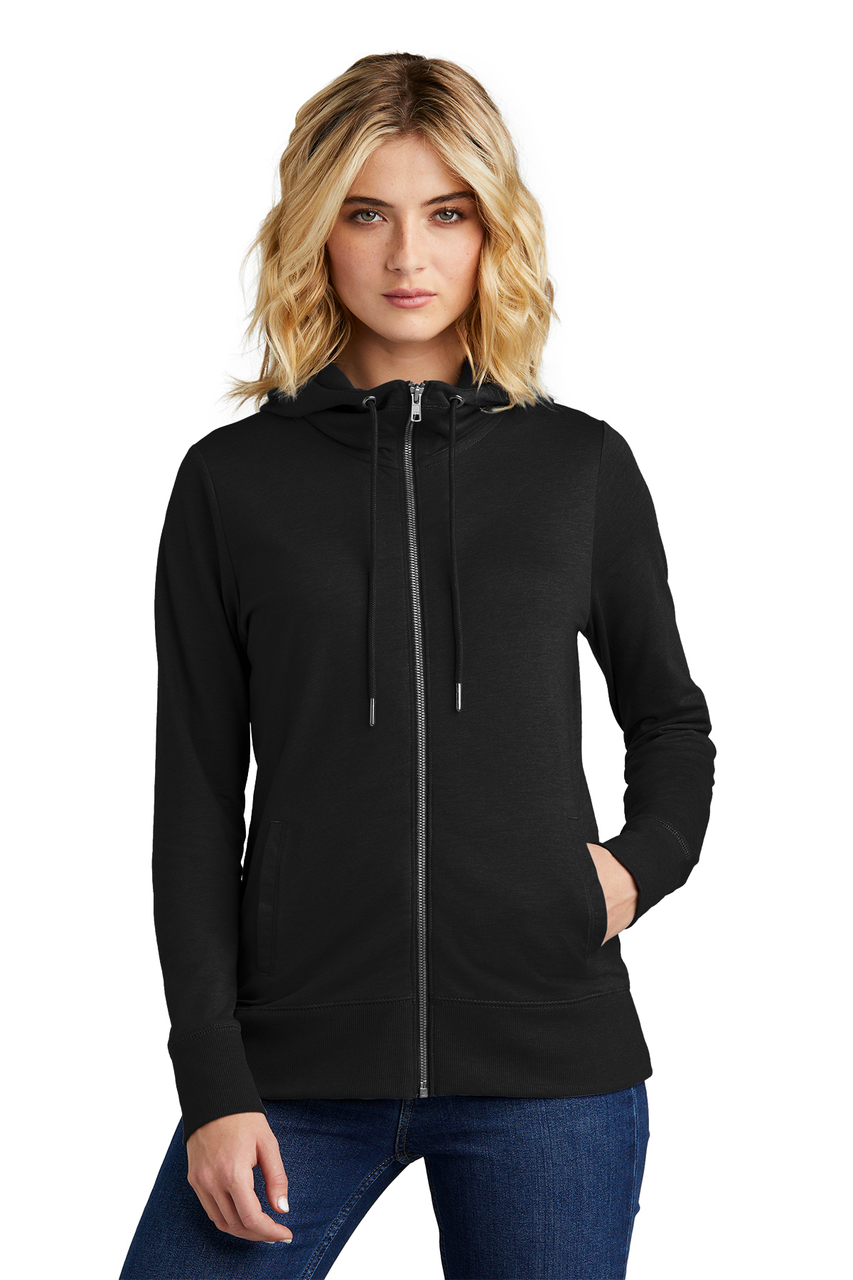 Ladies French Terry Full-Zip Hoodie