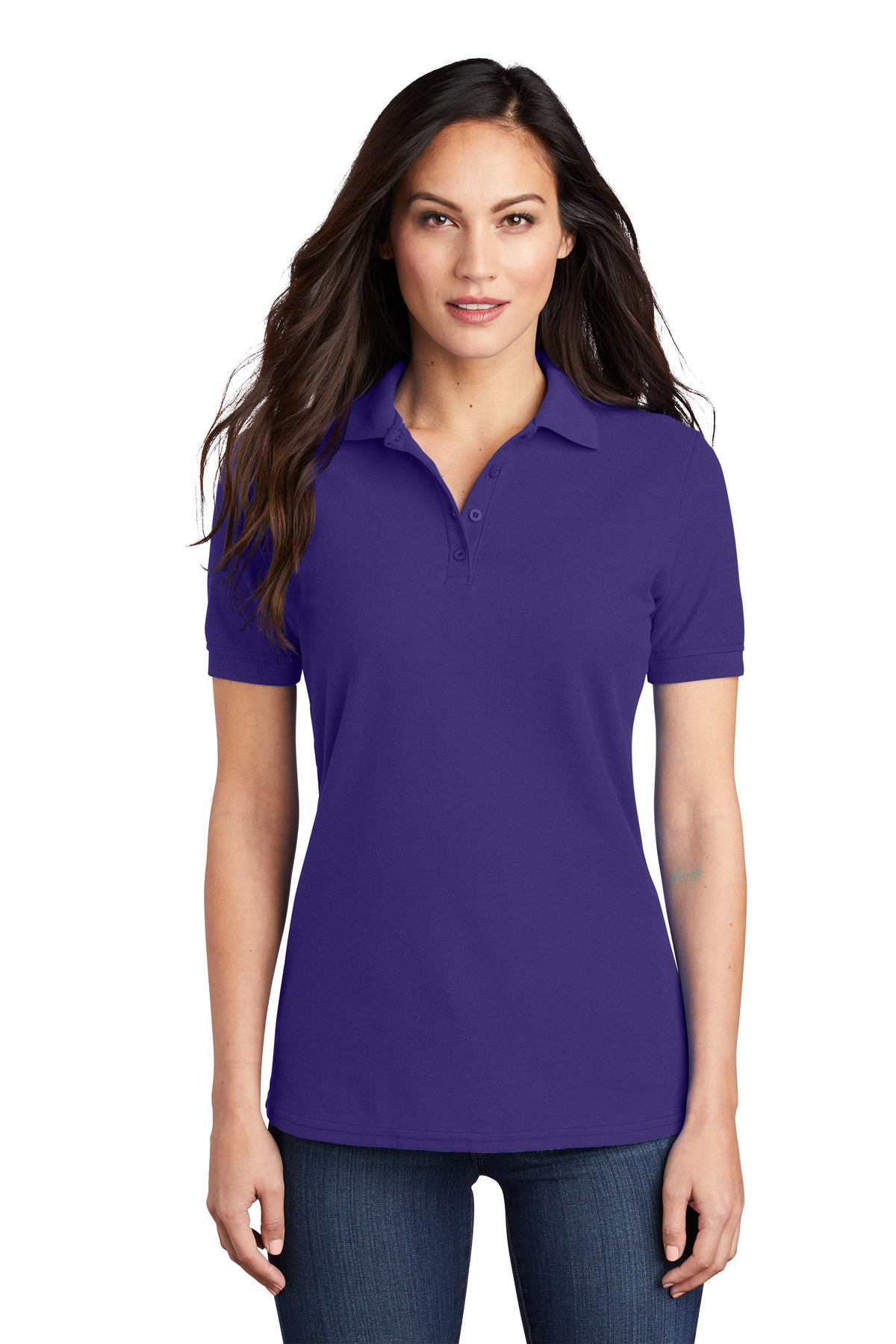 Ladies Blend Pique Polo