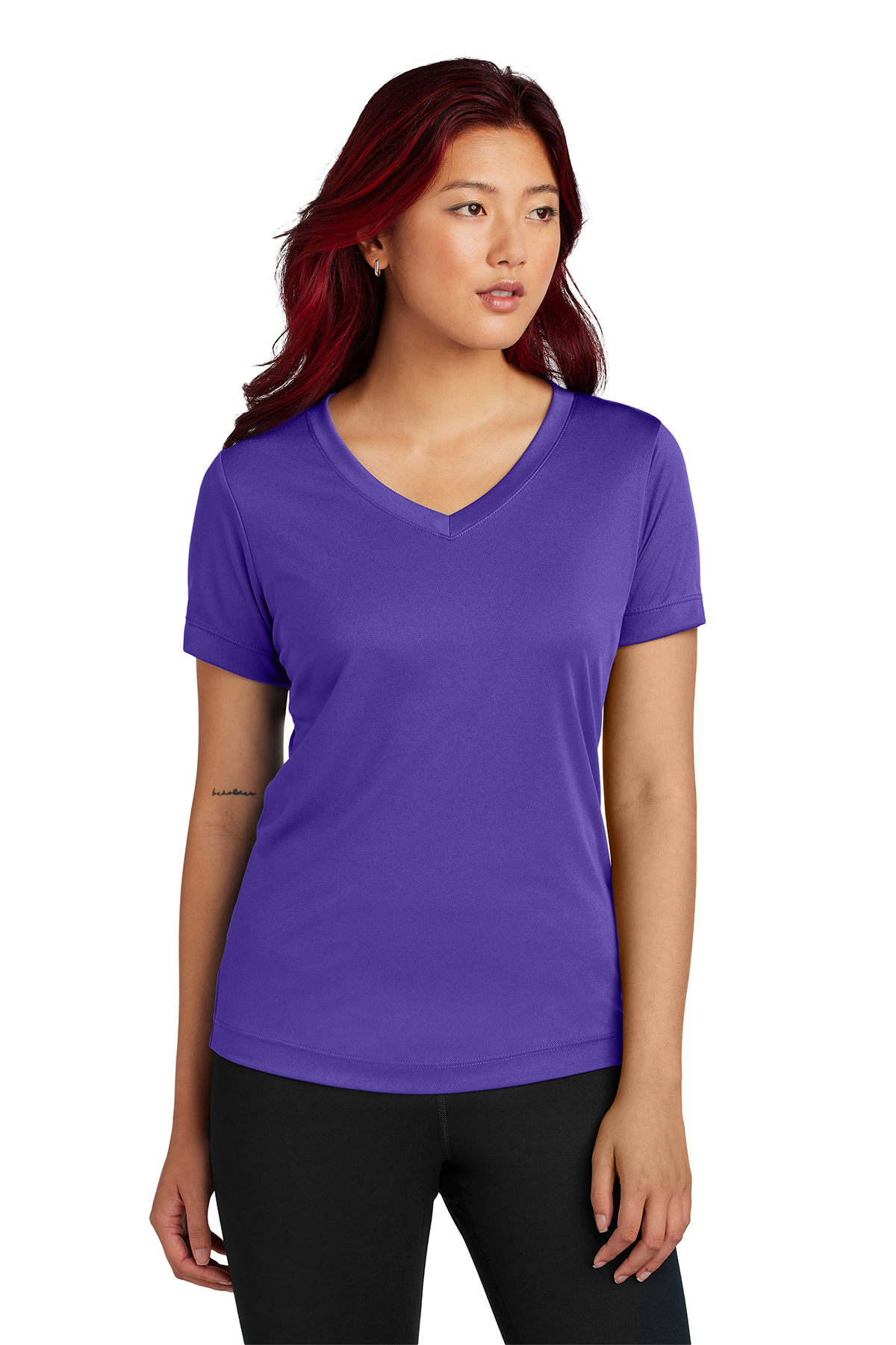 Ladies PosiCharge V-Neck Tee