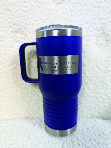 20 oz.  Vacuum Insulated Travel Mug with Slider Lid