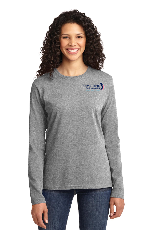 Ladies Port & Company Ladies Long Sleeve Core Cotton Tee