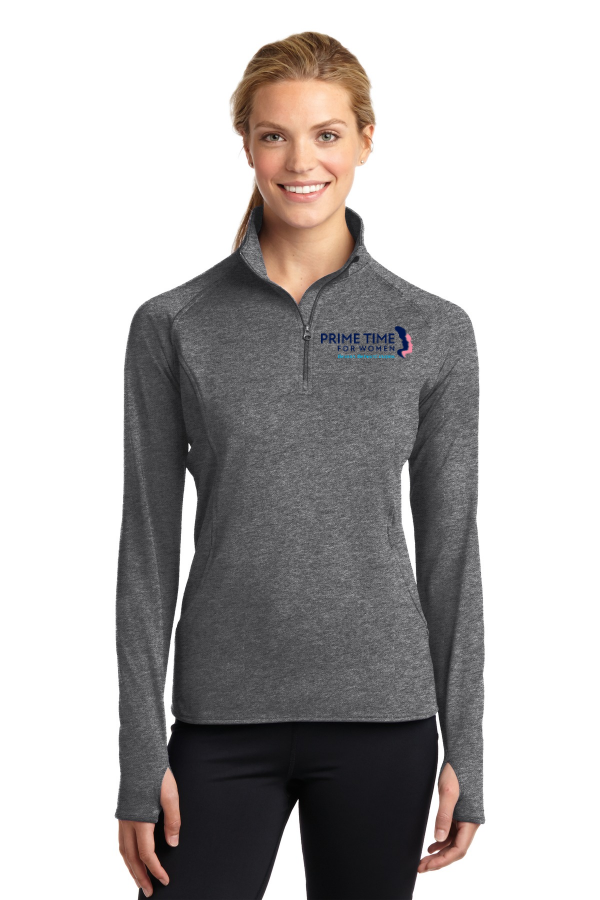 Ladies Sport-Wick Stretch 1/4-Zip Pullover