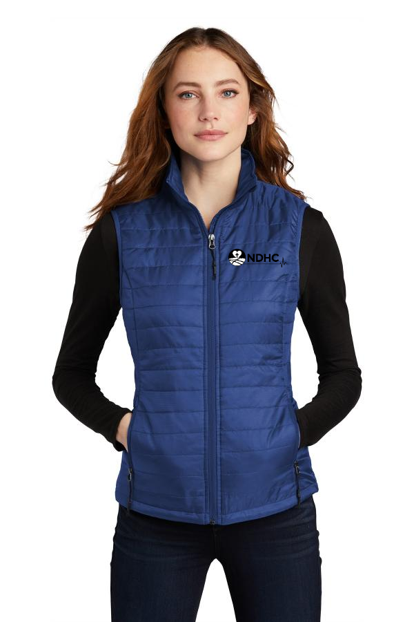 Ladies Packable Puffy Vest L851