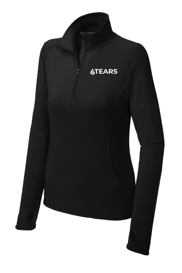 Ladies Sport-Wick Stretch 1/4-Zip Pullover Embroidered