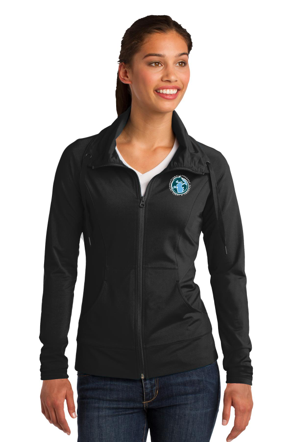 Ladies Sport-Wick Stretch Full-Zip Jacket