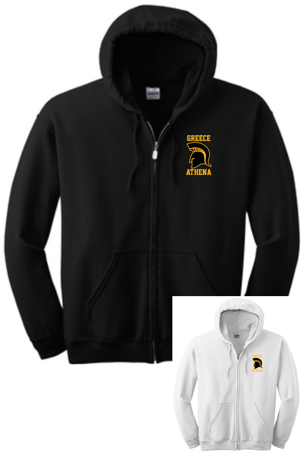 Heavy Blend Full-Zip Hooded Sweatshirt 18600