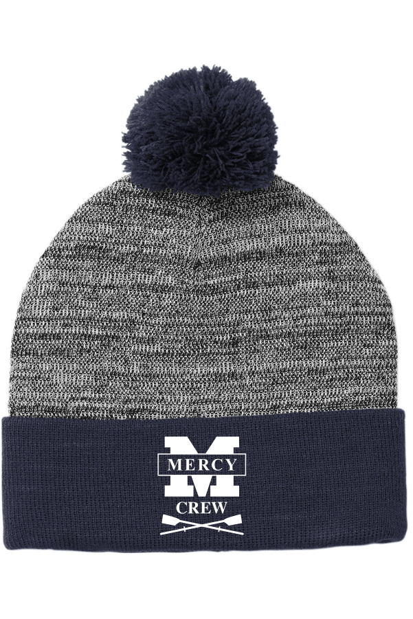 Heather Pom Pom Beanie STC41