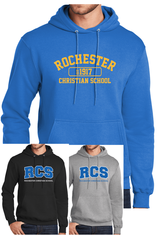 Adult Core Fleece Pullover Hooded Sweatshirt PC78H