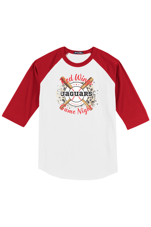 Adult Colorblock Raglan Jersey T200 Game Night Shirt