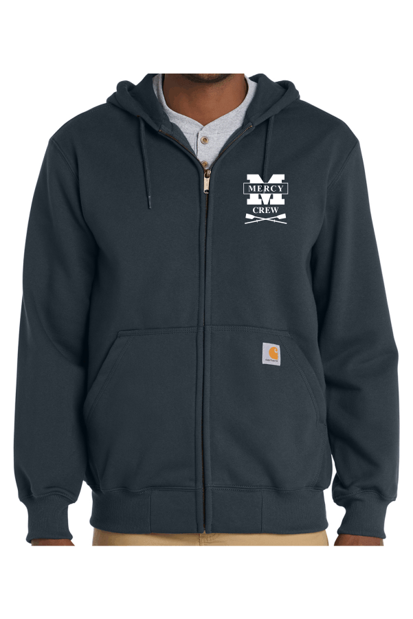 Carhartt  Rain Defender  Paxton Heavyweight Hooded Zip-Front Sweatshirt. CT100614