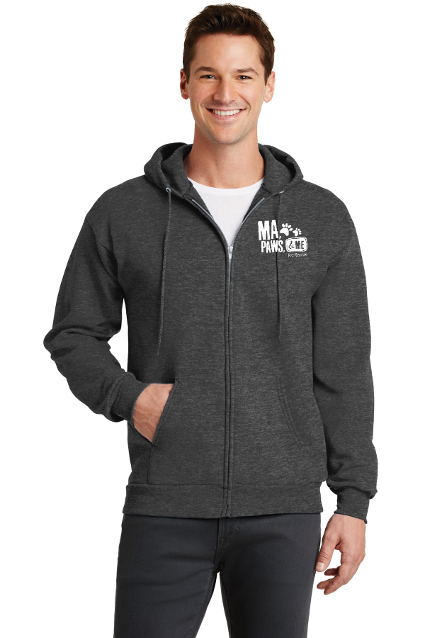 E6-Port & Company - Core Fleece Full-Zip Hooded Sweatshirt. PC78ZH