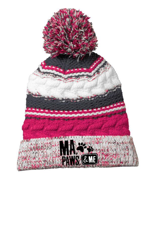 C5-Sport-Tek Pom Pom Team Beanie. STC21