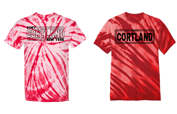 T-Shirt - SUNY Cortland Tye-Dye T-shirts