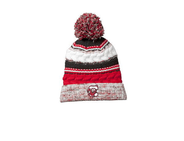 Hat - Sport-Tek Pom Pom Team Beanie with Embroidered Logo