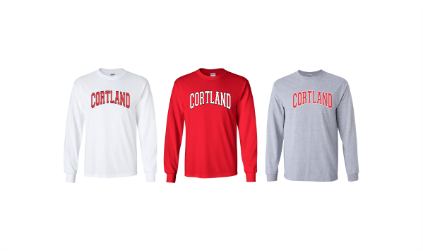 Long Sleeve T-Shirt -  Cortland With Logo