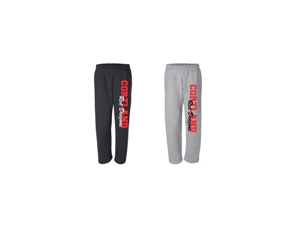 Sweat Pant - Cortland Open Bottom Pant with Logo