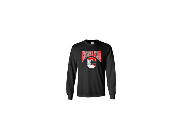 Long Sleeve T-Shirt - Cortland Big C Long Sleeve T-Shirt with Logo