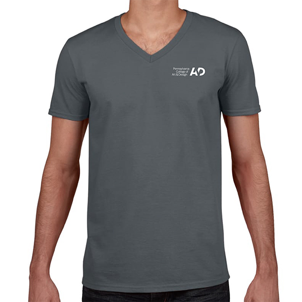 I1. 64V00 - Men's Soft Style Short Sleeve V-Neck Tee.