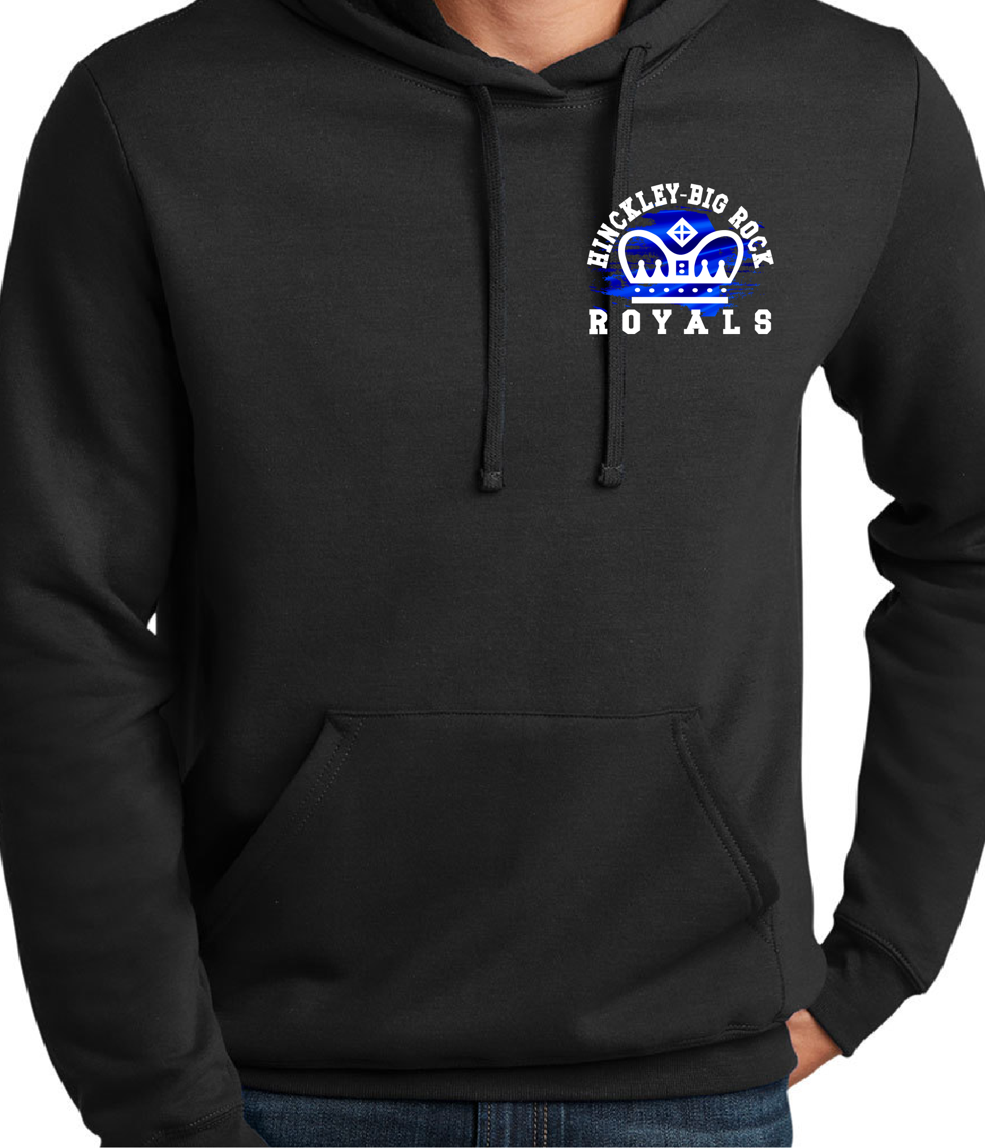 Black Premium Pullover Hoodie- Lane Seven