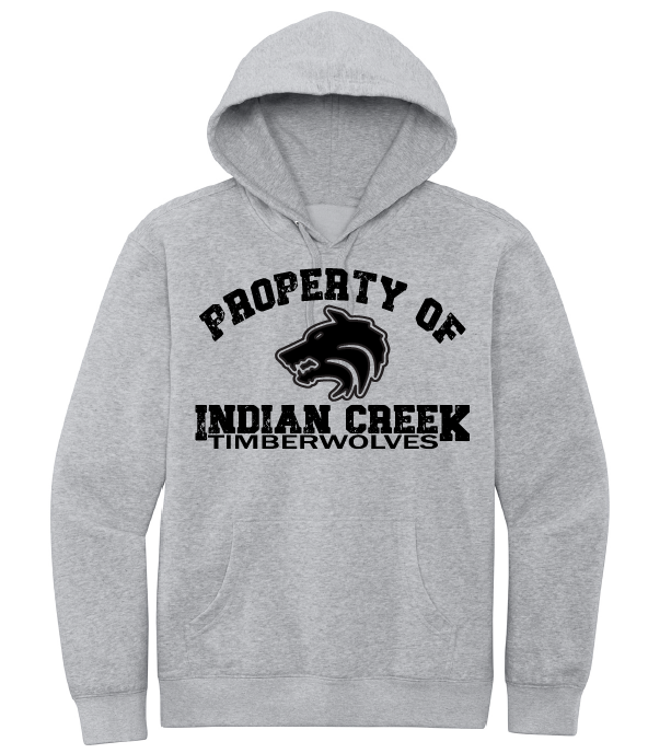 Property Of Timberwolves on a extra soft hoodie