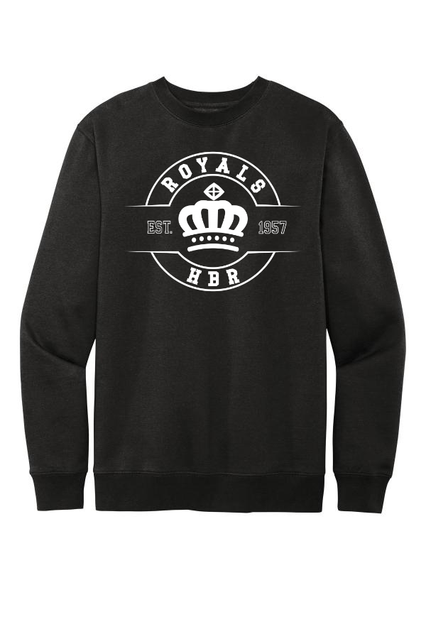 Fleece crewneck sweatshirt