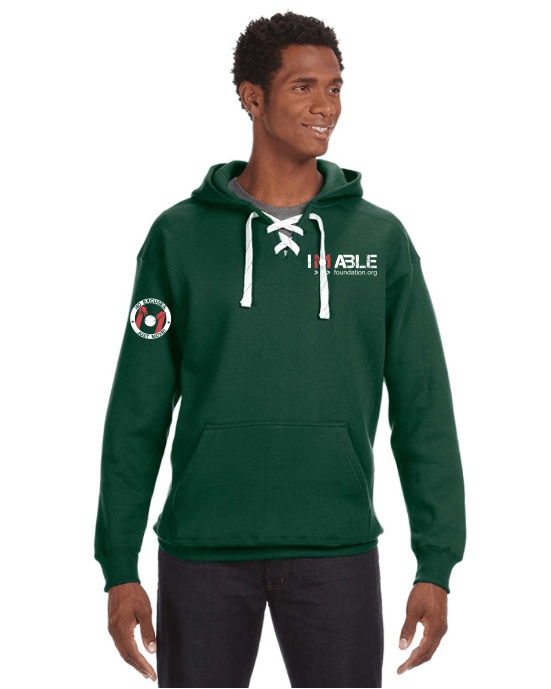 Adult Sport Lace Hooded Sweatshirt