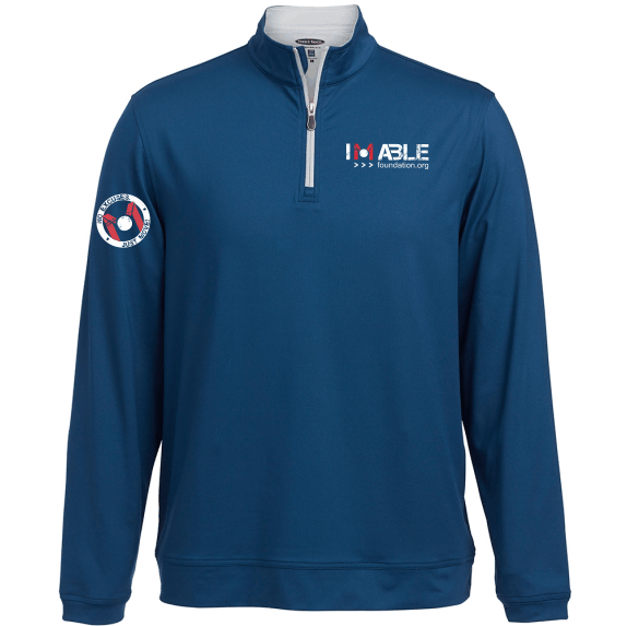 Pebble Beach Jersey 1/4 zip Jacket