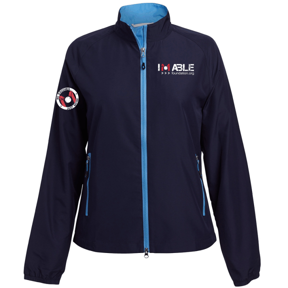 Pebble Beach Ladies Full Zip Wind Jacket