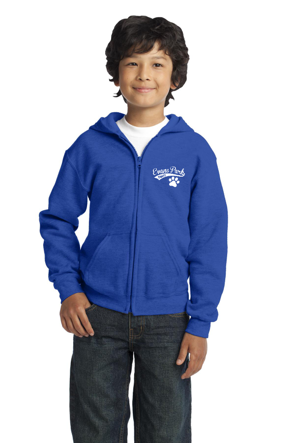 YOUTH Heavy Blend Full-Zip Hooded Sweatshirt