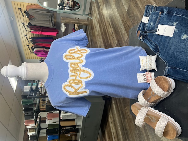Royals Glitter Embroidery Tee