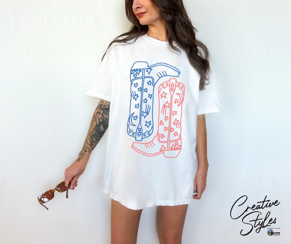 American Cowgirl Boots Tee