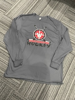 "Worthington Hockey Circle with Sticks" Longsleeve