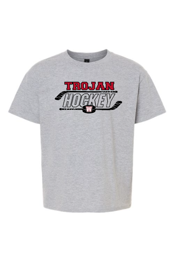 YOUTH TROJAN HOCKEY Softstyle T-Shirt