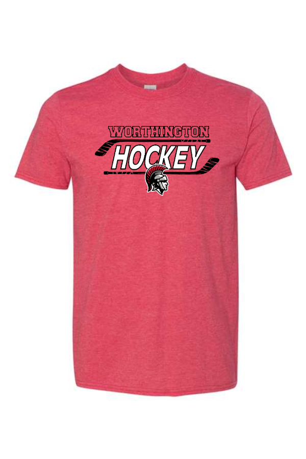 ADULT TROJAN HOCKEY Softstyle T-Shirt