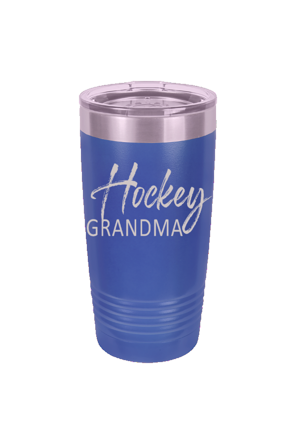 "Hockey Grandma" 20 oz. PC Ringneck Tumbler with Clear Lid