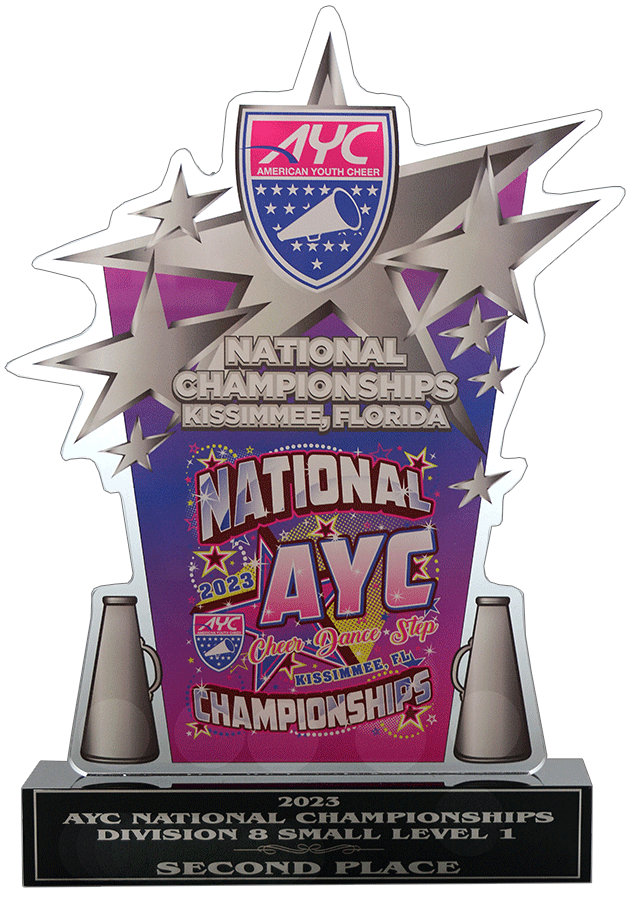 AYC Nationals Second Place Trophy