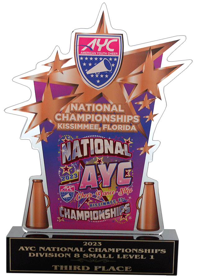 AYC Nationals Third Place Trophy