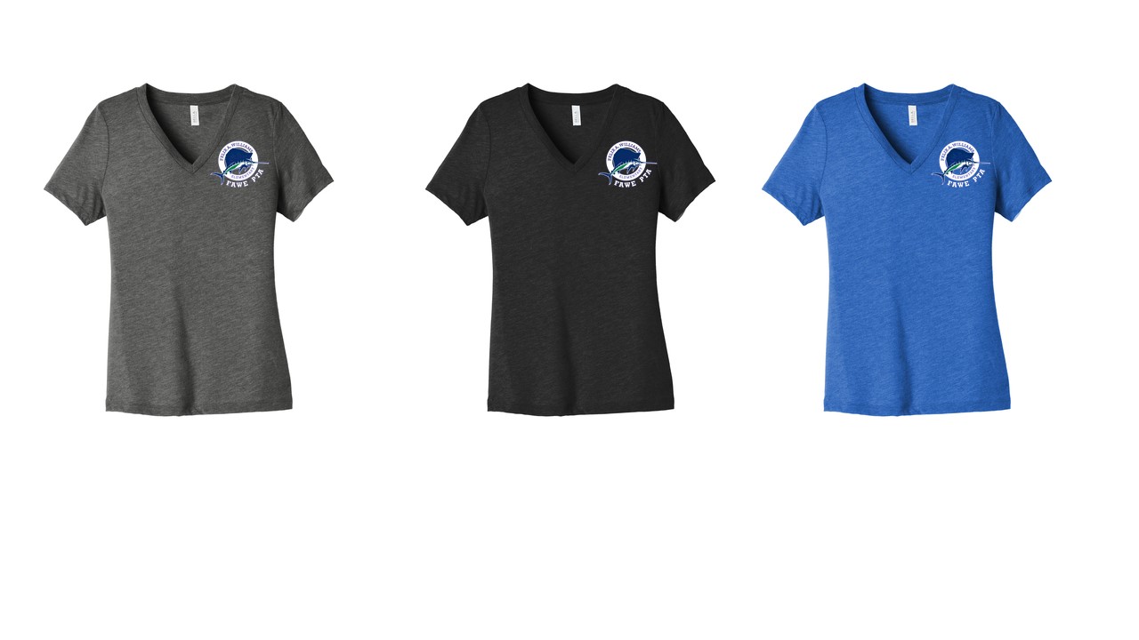 PTA Ladies V-Neck Logo 1