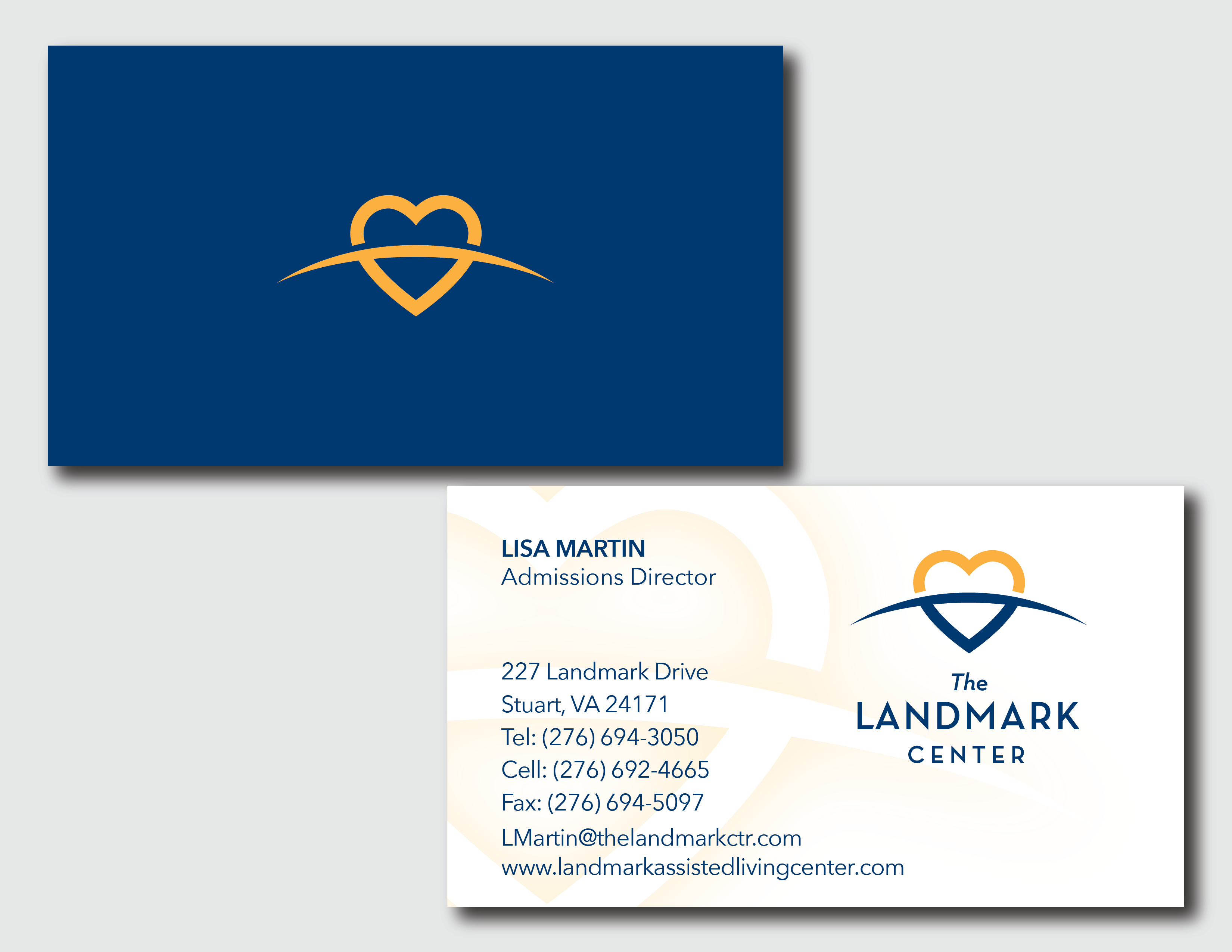 The Landmark Business Cards