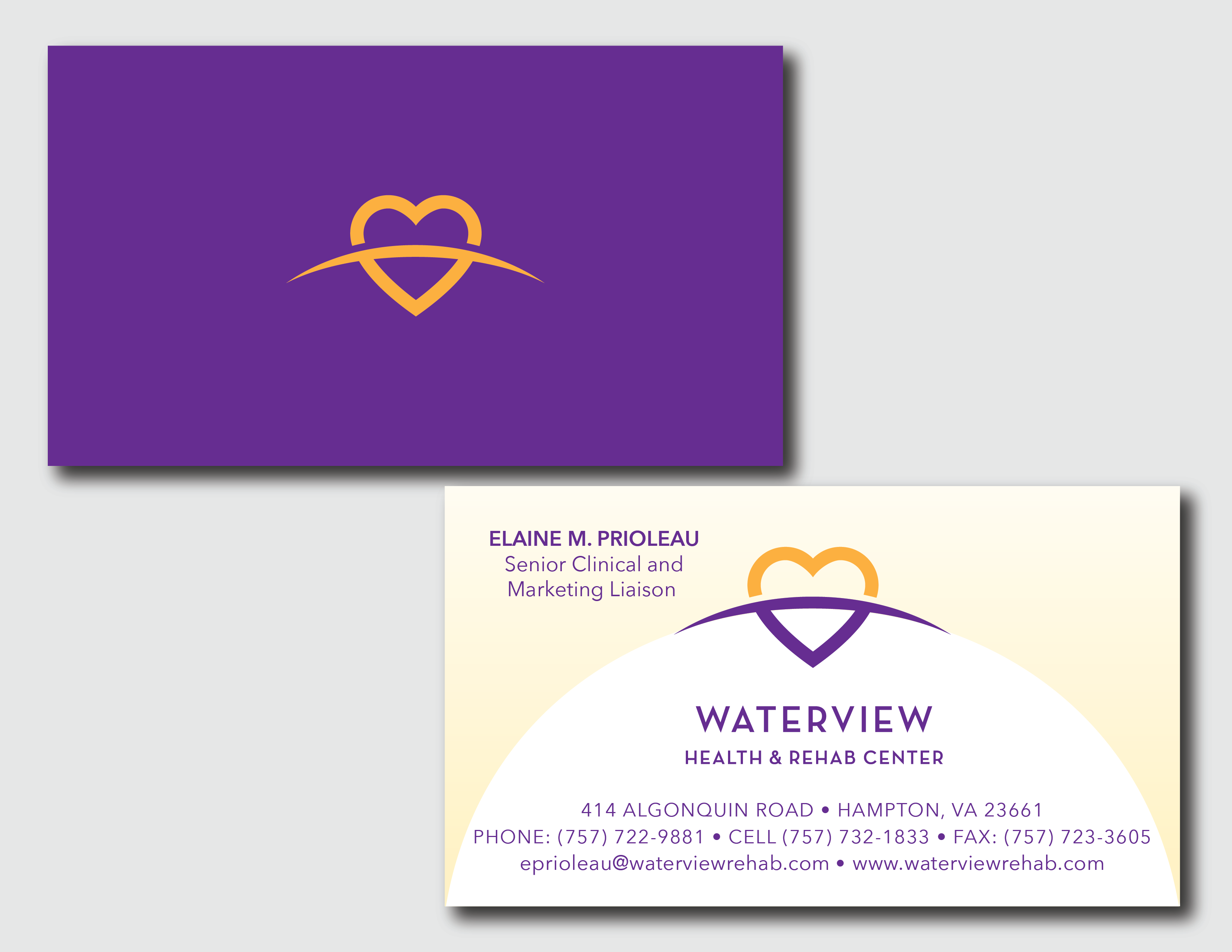 WaterView Business Cards